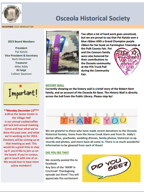 Fall Newsletter_Page 1