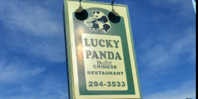 Lucky Panda Sign